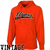 Men's Philadelphia Flyers Old Time Hockey Hudson Pullover Hoodie - Orange,baseball caps,new era cap wholesale,wholesale hats